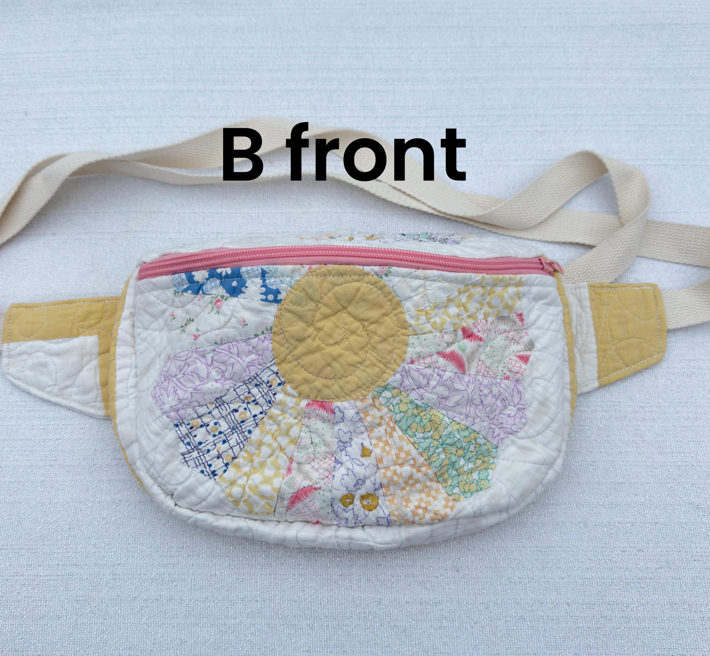 Handmade Vintage Repurposed Quilt Bum Bag