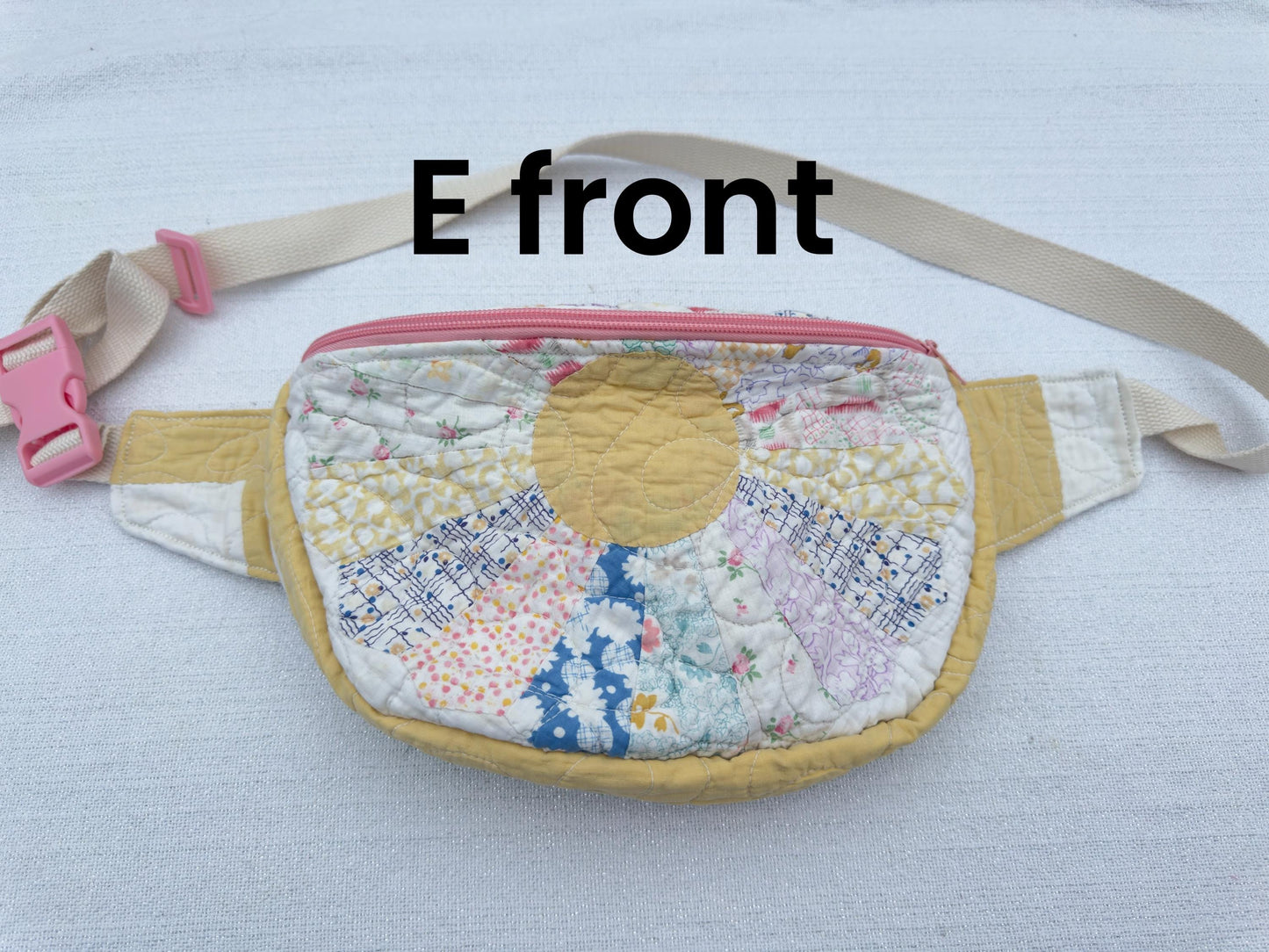 Handmade Vintage Repurposed Quilt Bum Bag