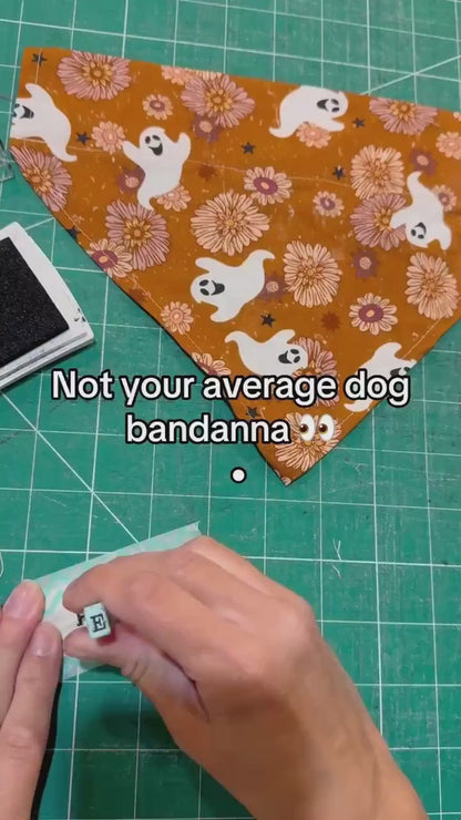Happy Ghosts Dog Bandannas